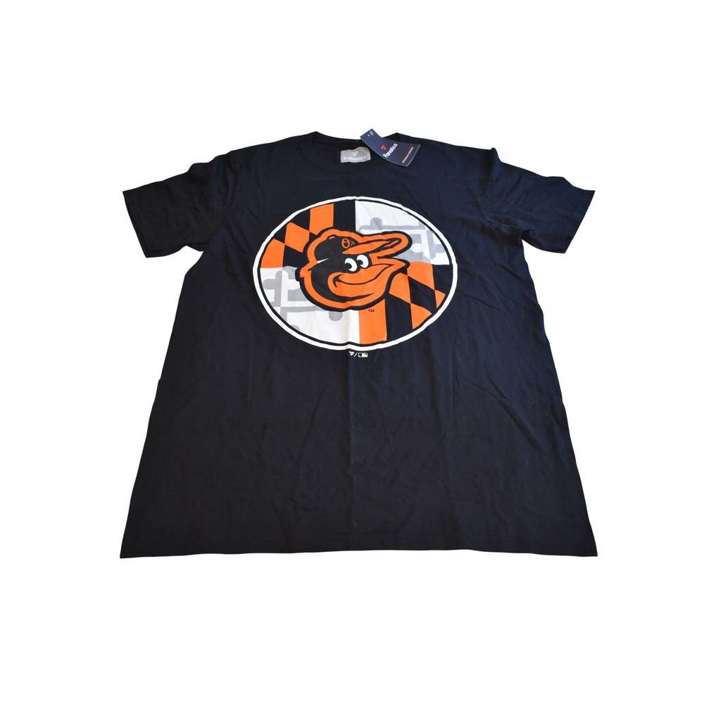 Fanatics Baltimore Orioles Men's M T-Shirt Baseball Black 100% Cotton MLB NWT